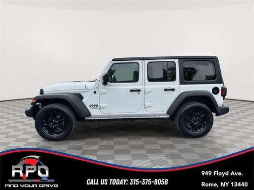 Bright White Clearcoat 2021 Jeep Wrangler Unlimited Sport Altitude