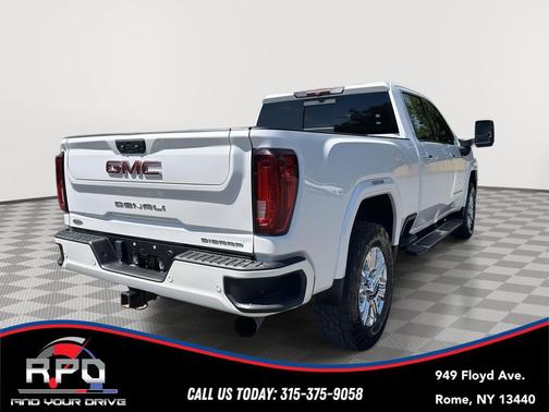 White Frost Tricoat 2021 GMC Sierra 2500 Denali