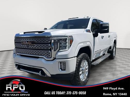 White Frost Tricoat 2021 GMC Sierra 2500 Denali