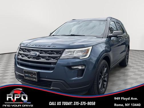 Blue Metallic 2019 Ford Explorer XLT