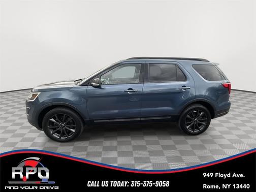 Blue Metallic 2019 Ford Explorer XLT