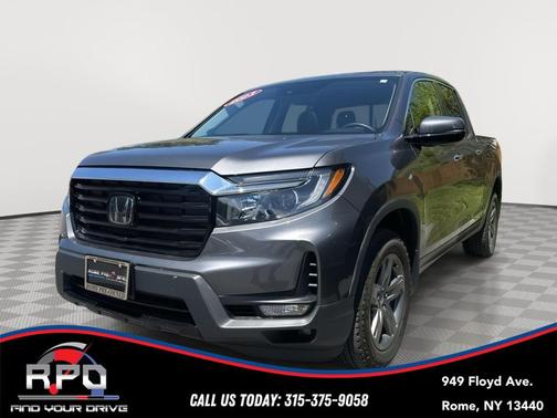 Modern Steel Metallic 2023 Honda Ridgeline RTL-E