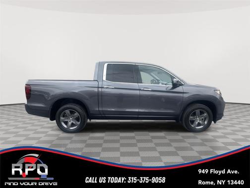 Modern Steel Metallic 2023 Honda Ridgeline RTL-E