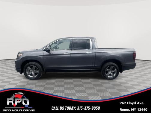 Modern Steel Metallic 2023 Honda Ridgeline RTL-E