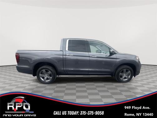 Modern Steel Metallic 2023 Honda Ridgeline RTL-E