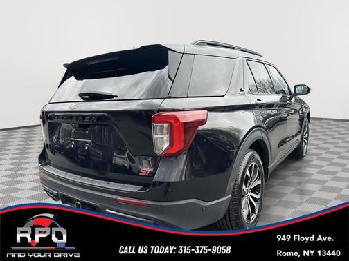 Agate Black Metallic 2020 Ford Explorer ST