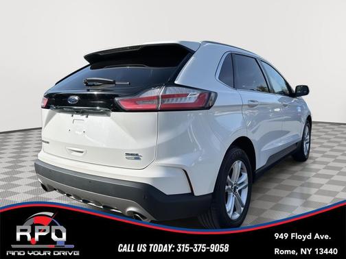 Star White Metallic Tri-Coat 2020 Ford Edge SEL
