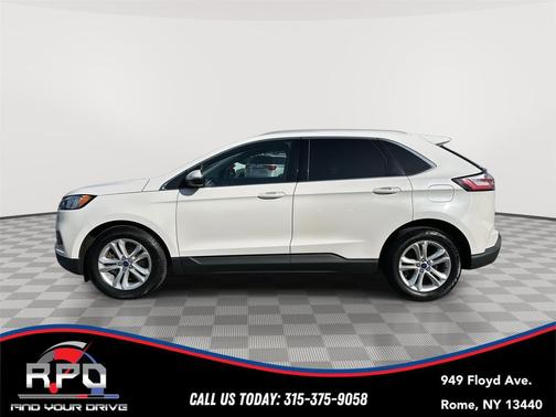 Star White Metallic Tri-Coat 2020 Ford Edge SEL