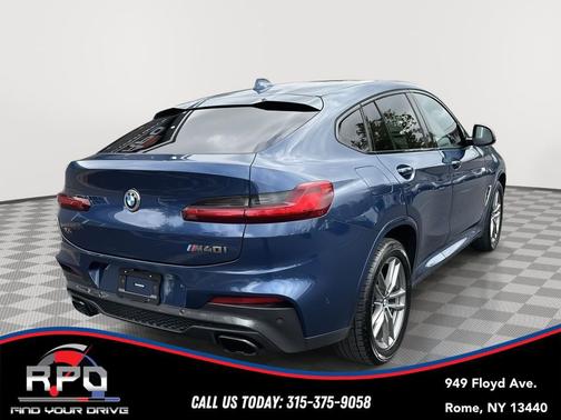 Phytonic Blue Metallic 2019 BMW X4 M40i