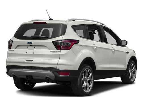 White Platinum Metallic Tri-Coat 2017 Ford Escape Titanium