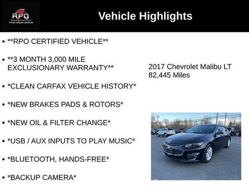 2017 Chevrolet Malibu 1LT