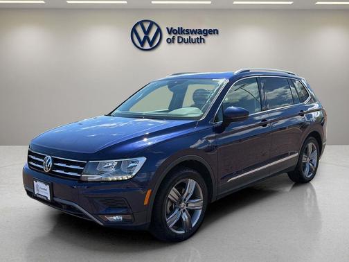 Atlantic Blue Metallic 2021 Volkswagen Tiguan 2.0T SEL