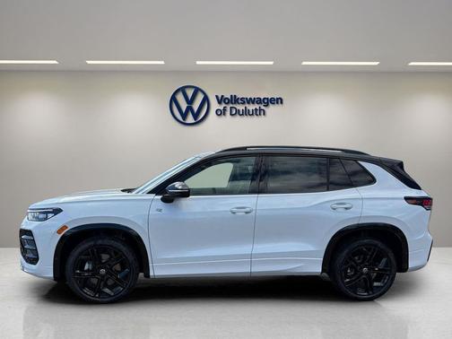 Opal White w/Deep Black Roof 2026 Volkswagen Tiguan 2.0T SE R-Line Black 4MOTION