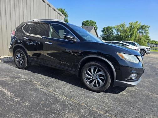 BLACK 2015 Nissan Rogue SL