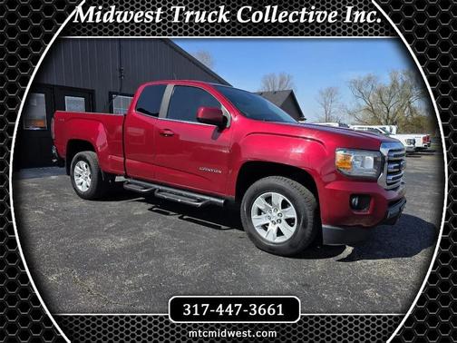 Red 2018 GMC Canyon SLE