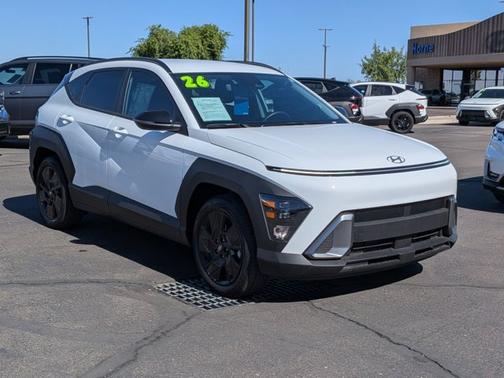 White 2026 Hyundai KONA SEL Sport