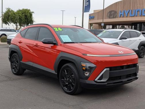 Orange 2026 Hyundai KONA SEL Sport