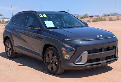 Blue 2026 Hyundai KONA SEL Sport