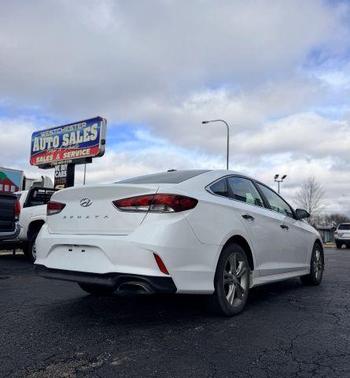 Quartz White Pearl 2018 Hyundai SONATA SEL