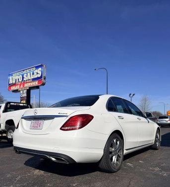 White 2015 Mercedes-Benz C-Class C 300 4MATIC