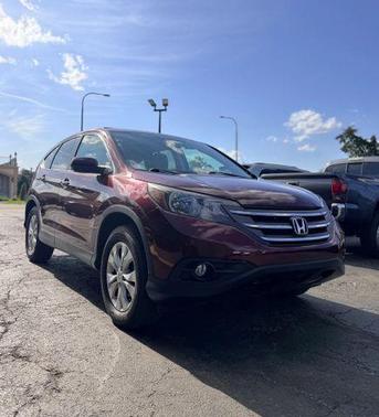 Burgundy 2014 Honda CR-V EX