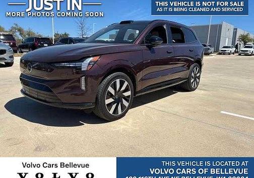 Mulberry Red 2025 Volvo EX90 Plus