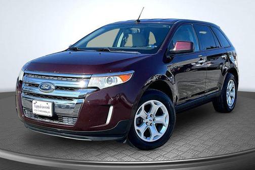 Red 2011 Ford Edge SEL
