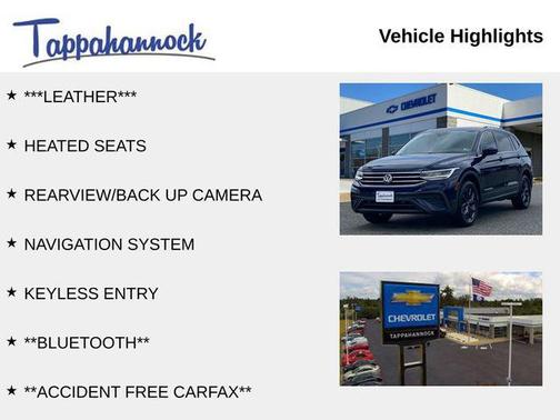 2022 Volkswagen Tiguan 2.0T SE 4MOTION