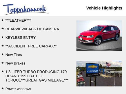 2017 Volkswagen Golf Alltrack TSI SEL