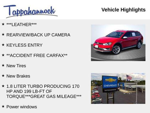 2017 Volkswagen Golf Alltrack TSI SEL