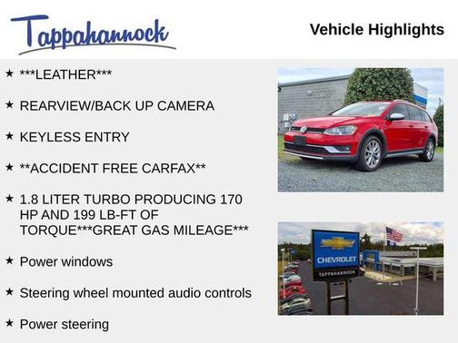 2017 Volkswagen Golf Alltrack TSI SEL