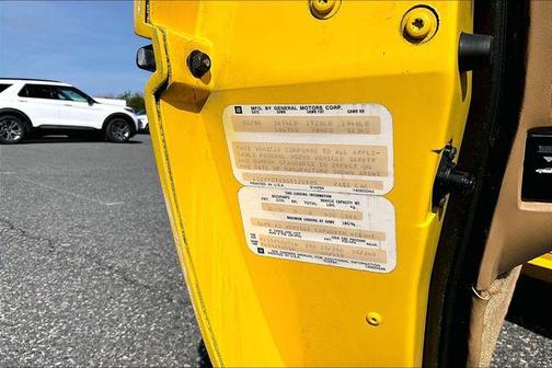 Yellow 1986 Chevrolet Corvette Base
