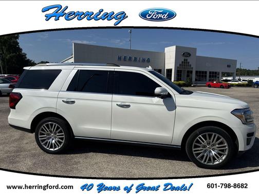 Star White Metallic Tri-Coat 2023 Ford Expedition Limited