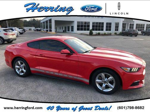 Red 2017 Ford Mustang V6