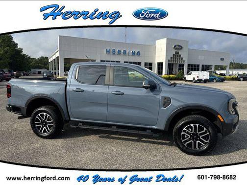 Azure Gray Metallic Tri-Coat 2024 Ford Ranger LARIAT