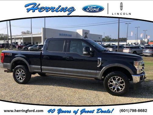 Antimatter Blue 2022 Ford F-350 Lariat Truck
