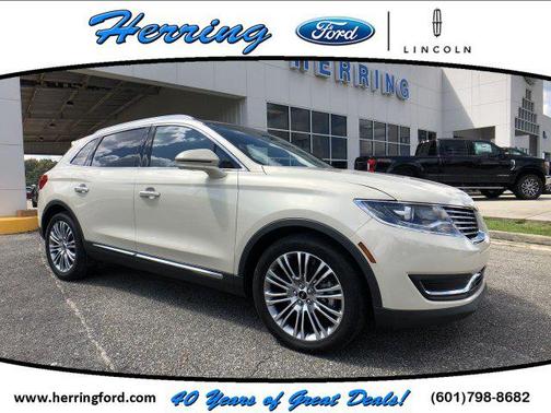 White 2016 Lincoln MKX Reserve