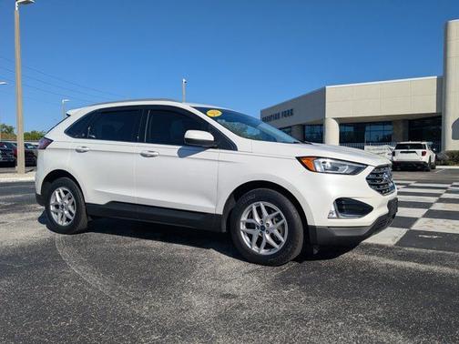 STAR WHITE 2021 Ford Edge SEL