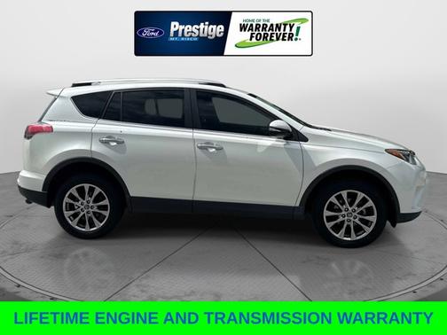 White 2018 Toyota RAV4 LIMITED