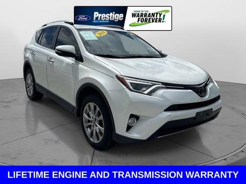 White 2018 Toyota RAV4 LIMITED