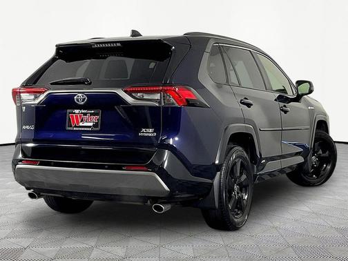 Blue Print w/Midnight Black Roof 2020 Toyota RAV4 Hybrid SE