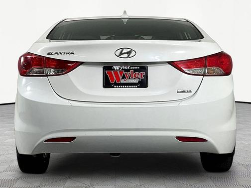 Shimmering White 2013 Hyundai ELANTRA Limited
