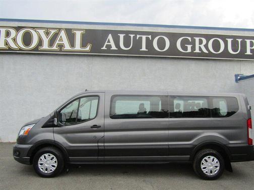 Gray 2021 Ford Transit-350 XLT