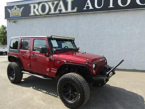 Burgundy 2013 Jeep Wrangler Unlimited Sport