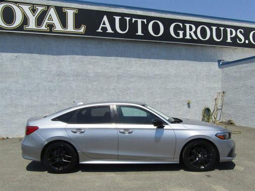 Gray 2022 Honda Civic Sport