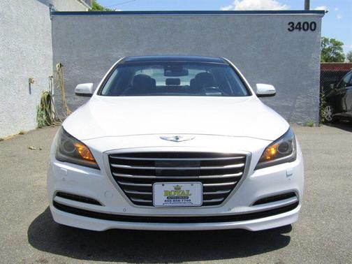 Casablanca White 2015 Hyundai Genesis 3.8