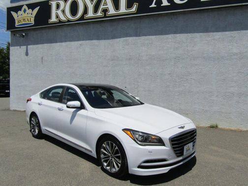 Casablanca White 2015 Hyundai Genesis 3.8