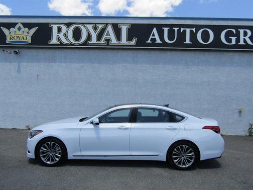 Casablanca White 2015 Hyundai Genesis 3.8