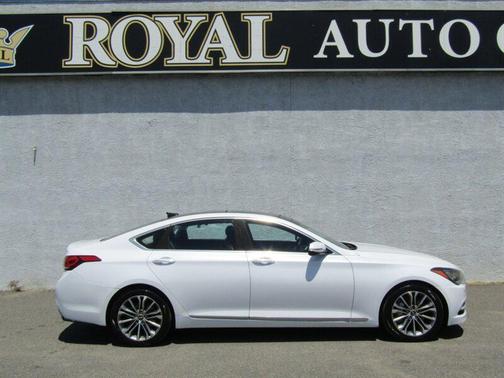 Casablanca White 2015 Hyundai Genesis 3.8