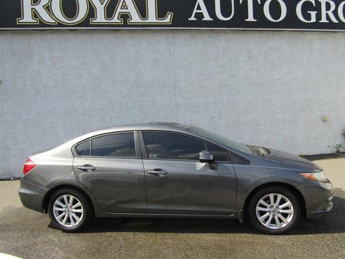 Gray 2012 Honda Civic EX